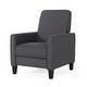 preview thumbnail 33 of 84, Darvis Fabric Recliner Club Chair by Christopher Knight Home