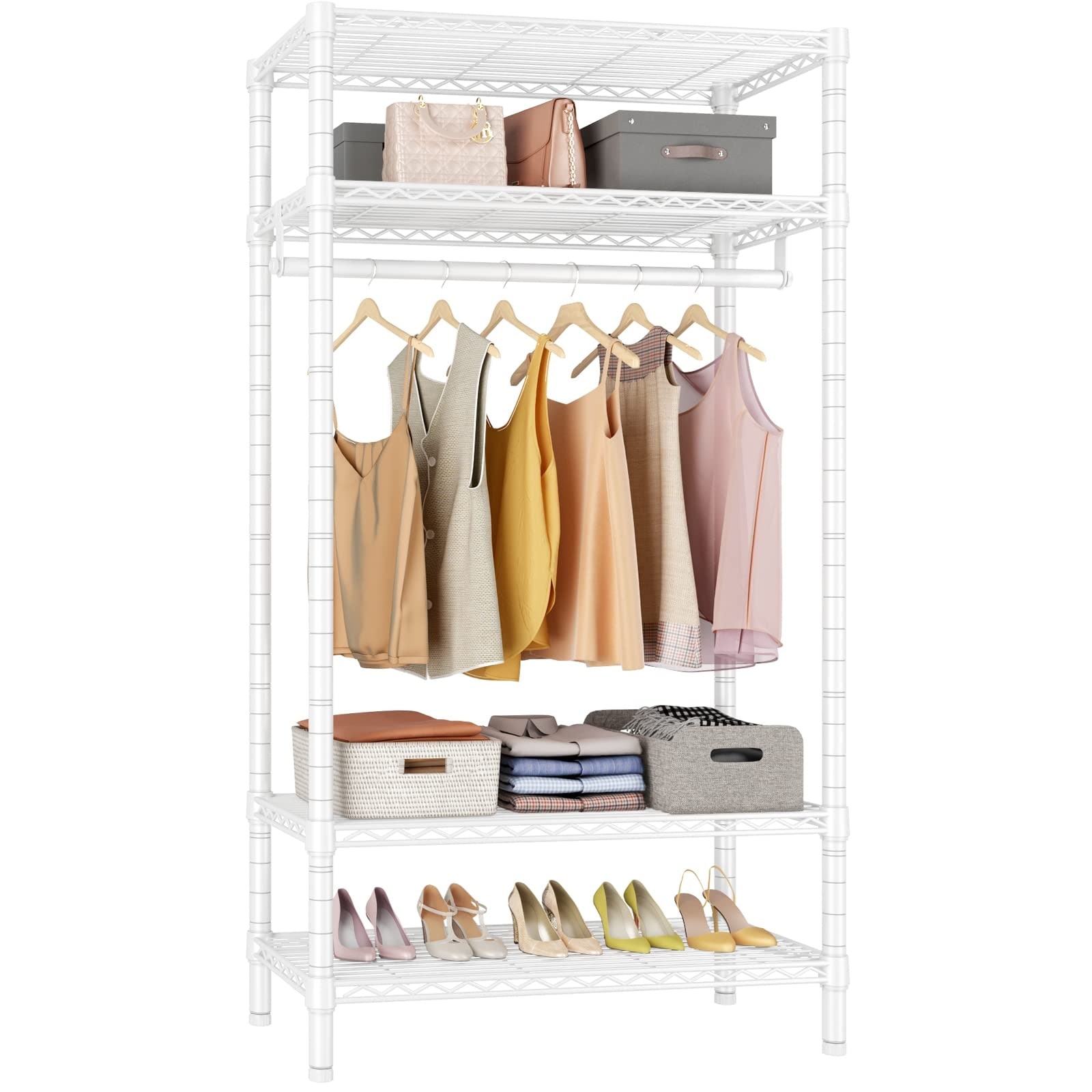 Sturdy closet sales rack