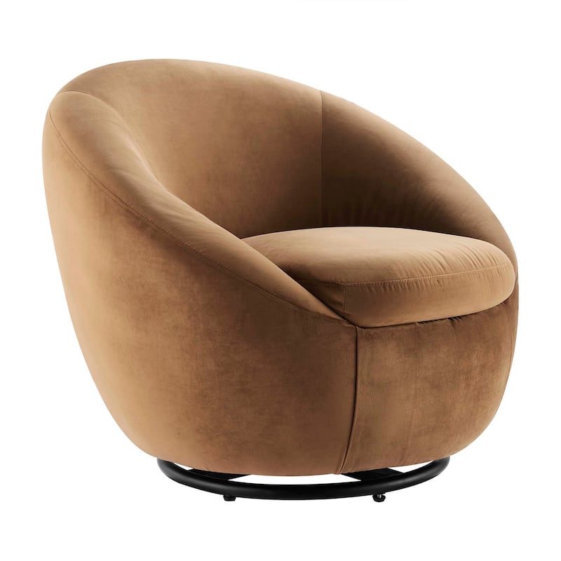 Buttercup Performance Velvet Performance Velvet Swivel Chair