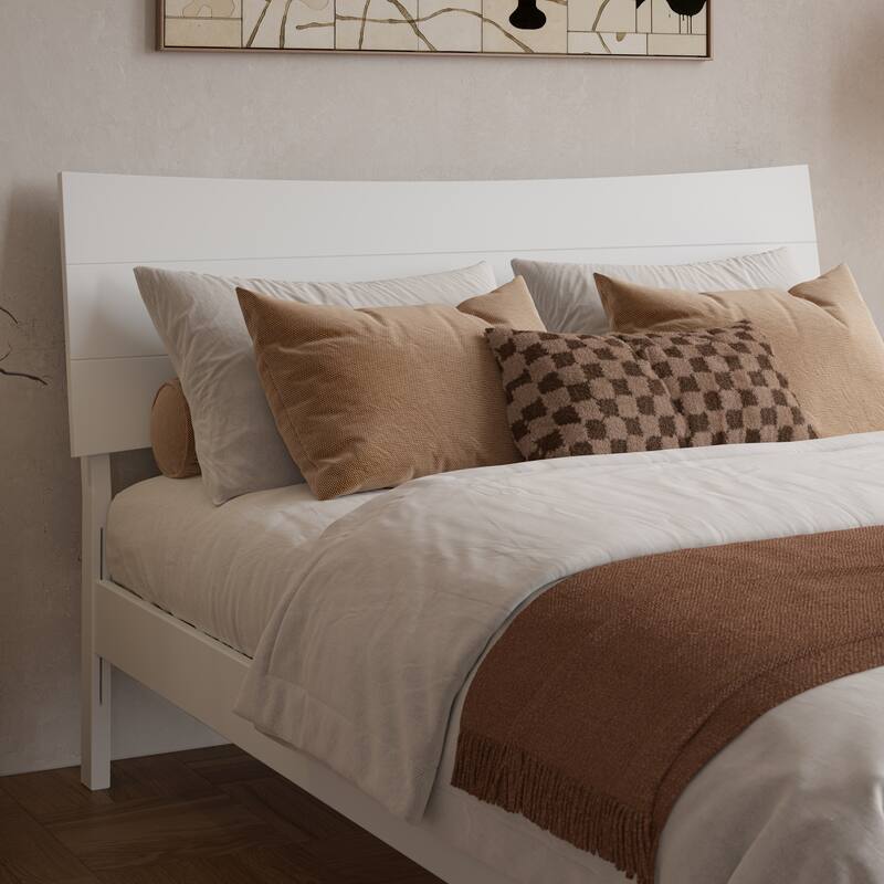 AFI Phoenix Wood Panel Headboard - White - Full