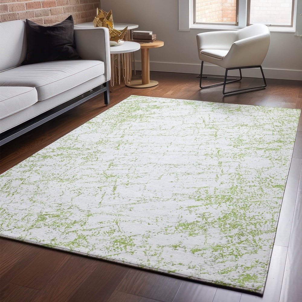 Premium Washable Super Soft Modern Crackle Mayfield Rug