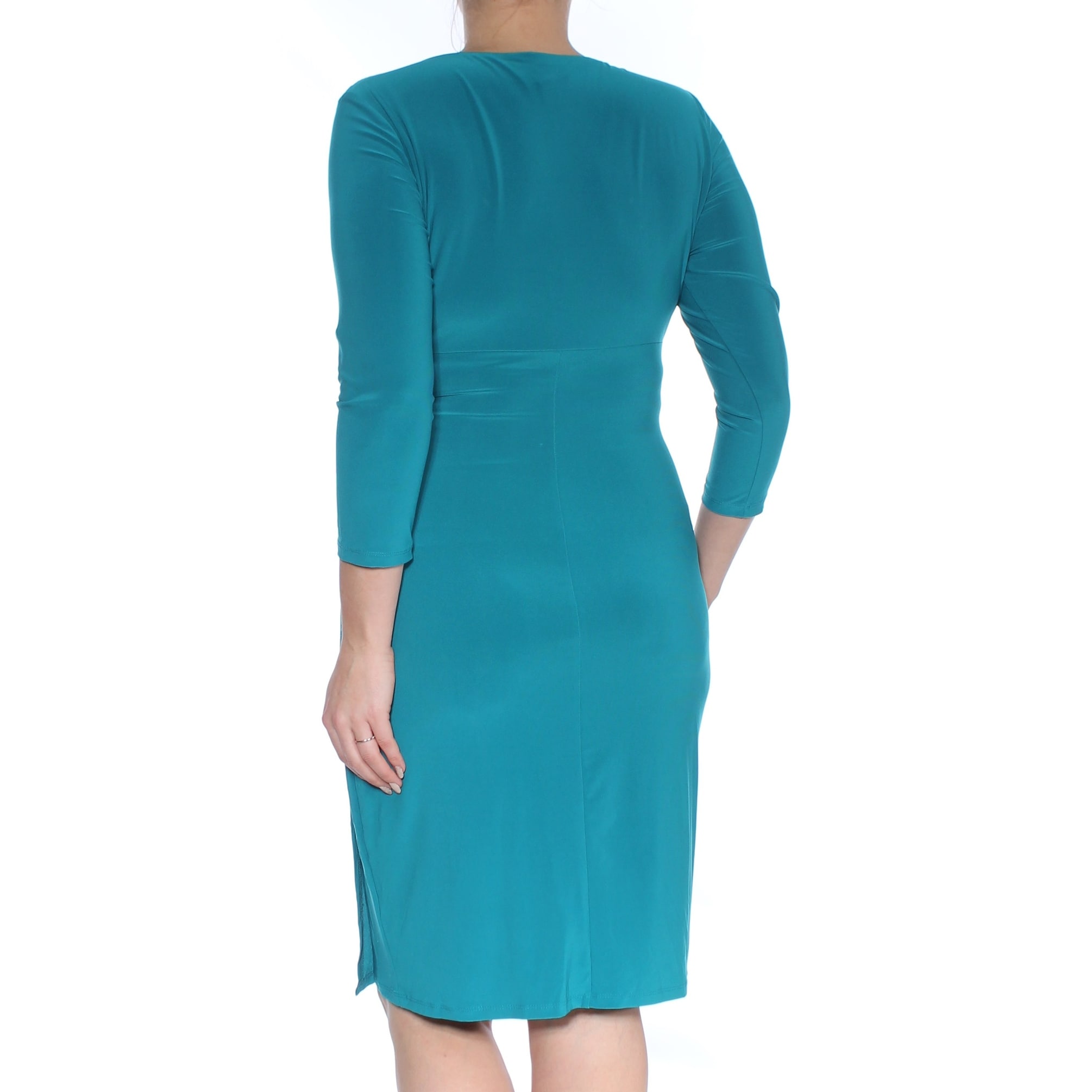 ralph lauren teal dress