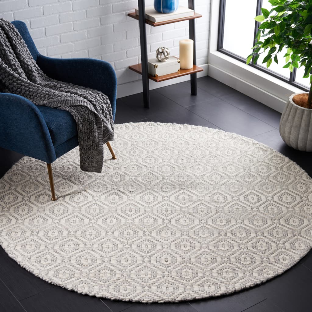 SAFAVIEH Handmade Marbella Kiera Modern Wool Rug