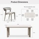 preview thumbnail 8 of 12, PURPLE LEAF Outdoor Dining Set Patio Furniture Set Aluminum Rattan Wicker Patio Table and Chairs Set