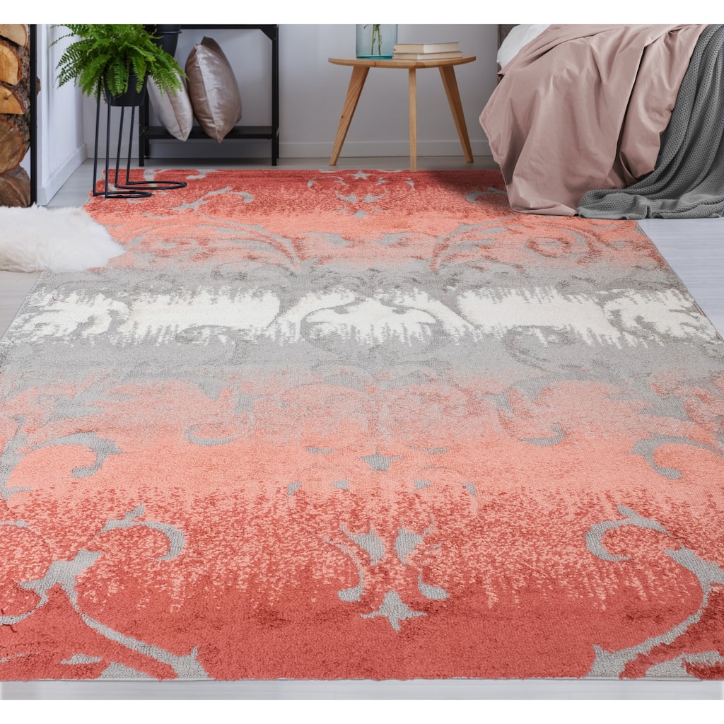 Noori Rug Monaco Sierra High-low Floral Scroll Area Rug