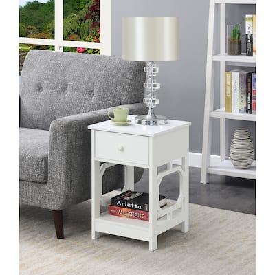 Convenience Concepts Omega 1 Drawer End Table with Shelf