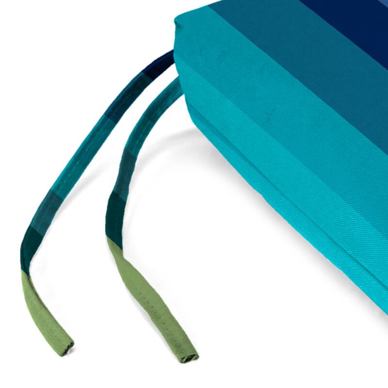 48" x 18" Outdoor Bench Cushion with Ties - 18'' L x 48'' W x 3.5'' H