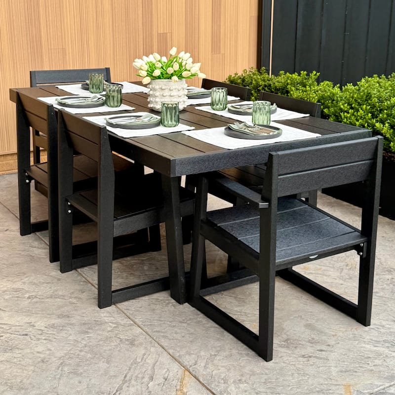 Haven Modern 7-Piece Outdoor Dining Set