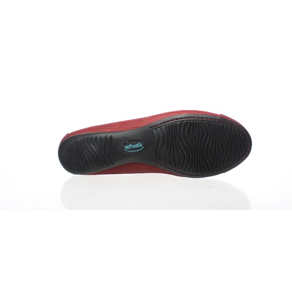 red ballet pumps size 6
