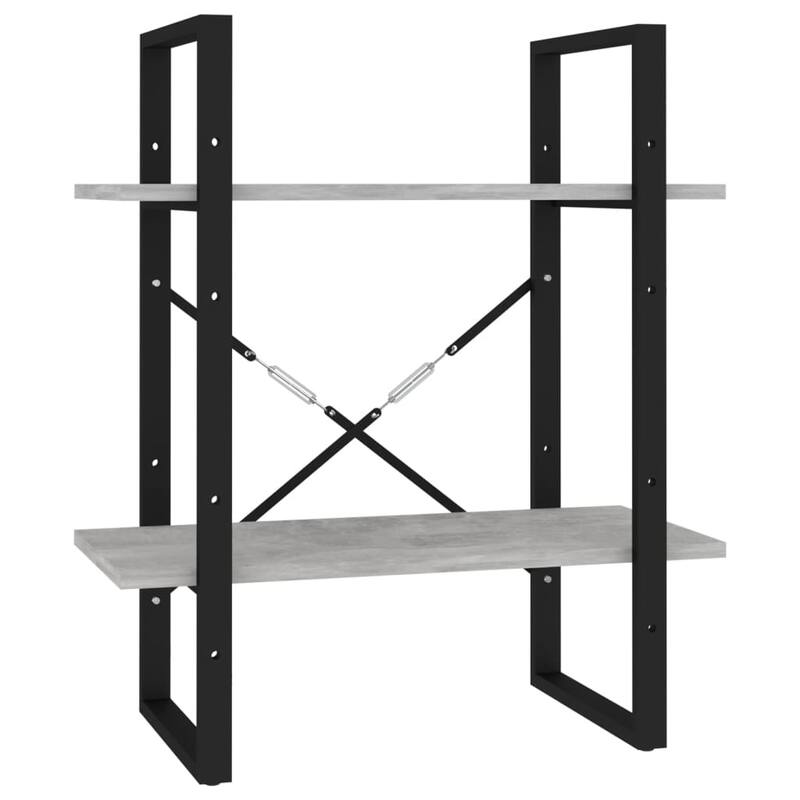 vidaXL Bookshelf Book Cabinet Shelving Unit for Living Room Engineered Wood