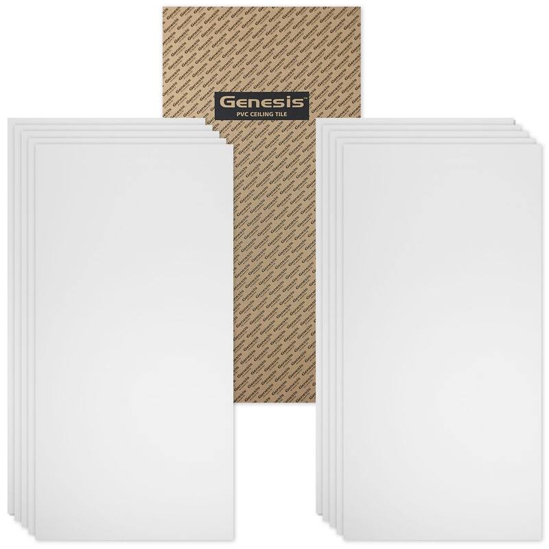 Genesis Smooth Pro White 2 x 4-foot Lay-in Ceiling Tile