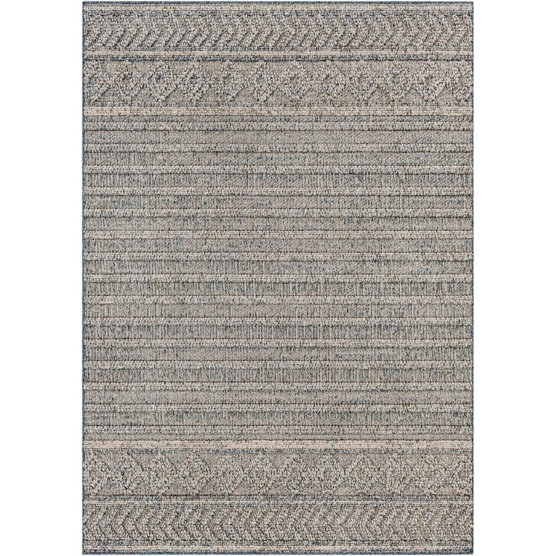 Livabliss Sarasota Outdoor Safe Striped Area Rug