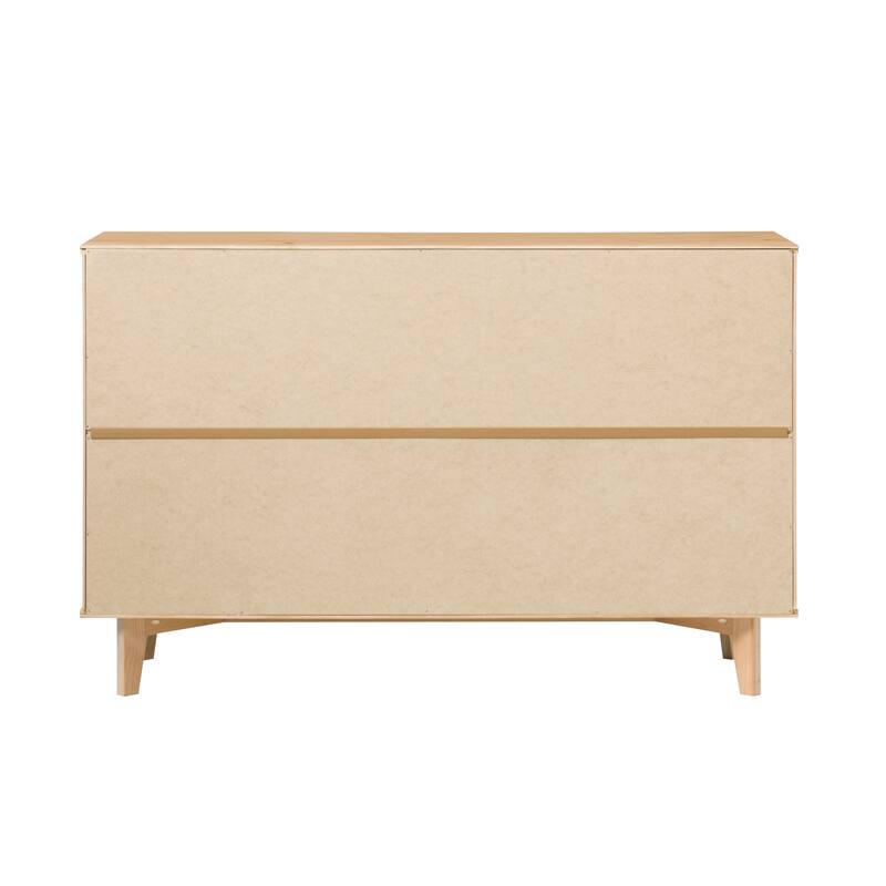 Middlebrook Gammelstaden Mid-Century Solid Wood 6-Drawer Dresser