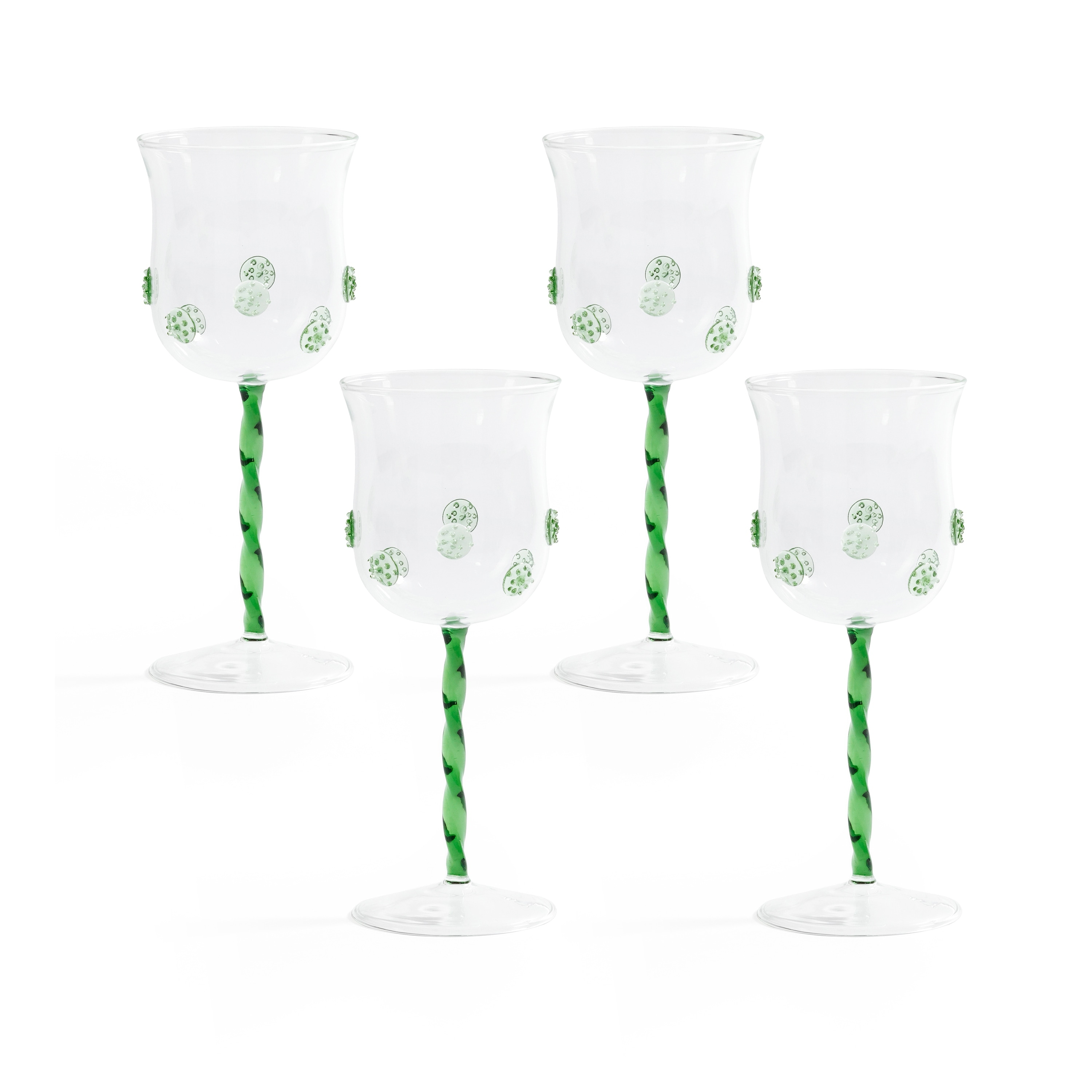 Loire Garden Wine Glasses, Set of 4