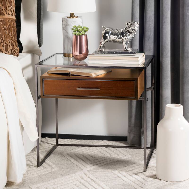 SAFAVIEH Couture Emanuela Caelan Accent Table - 24Wx18Dx23H