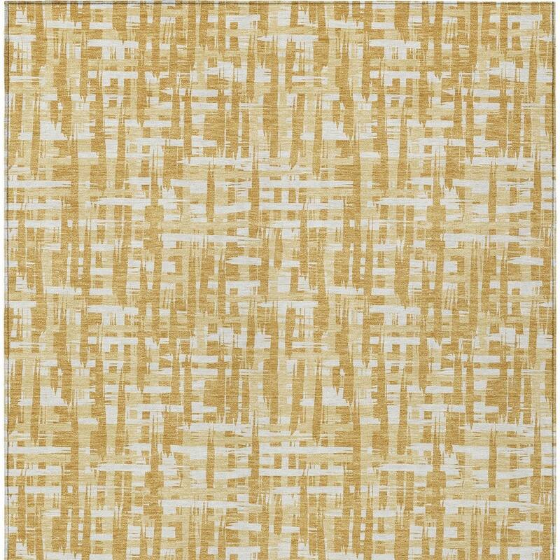 HomeRoots Abstract Transitional Rectangle Outdoor Rug