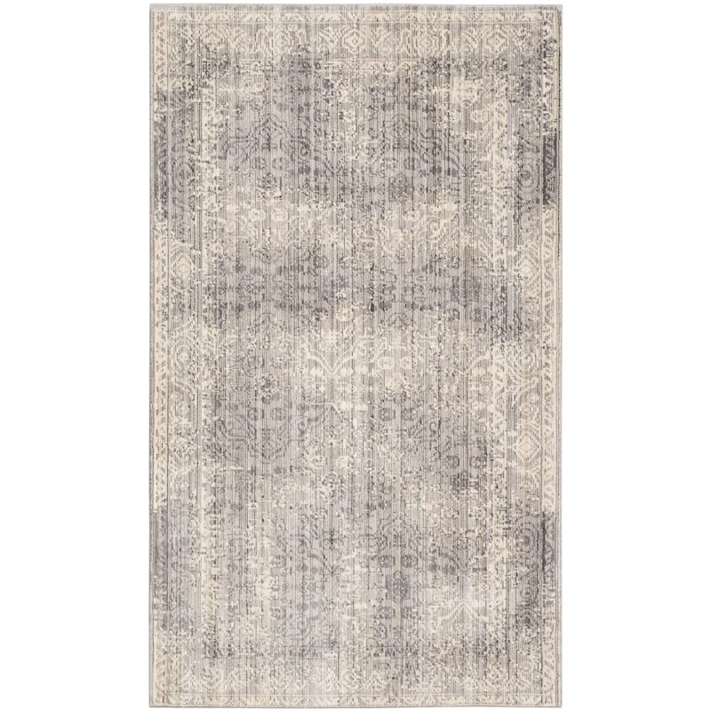 SAFAVIEH Valencia Kaari Distressed Vintage Boho Oriental Polyester Rug - 3' x 5' - Mauve/Multi