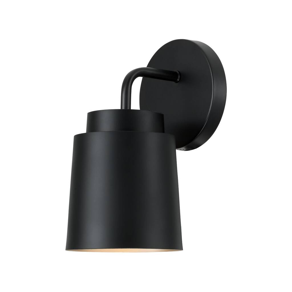 Pratt 1-Light Sconce - 5"W x 9.5"H x 6.25"E