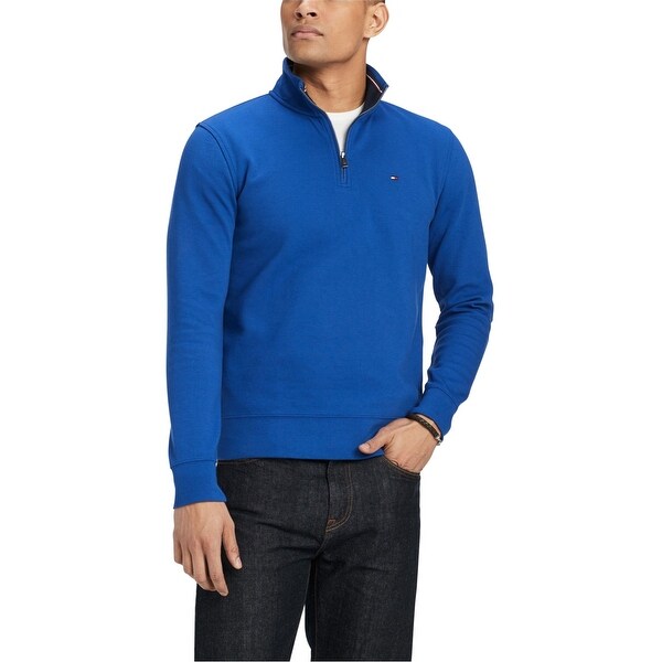 tommy hilfiger quarter zip sweatshirt
