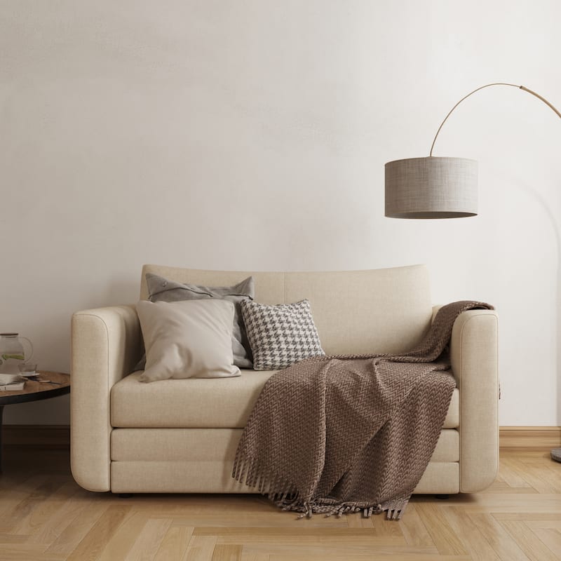 Artdeco Home - Afton Sleeper Loveseat Sofa - BEIGE