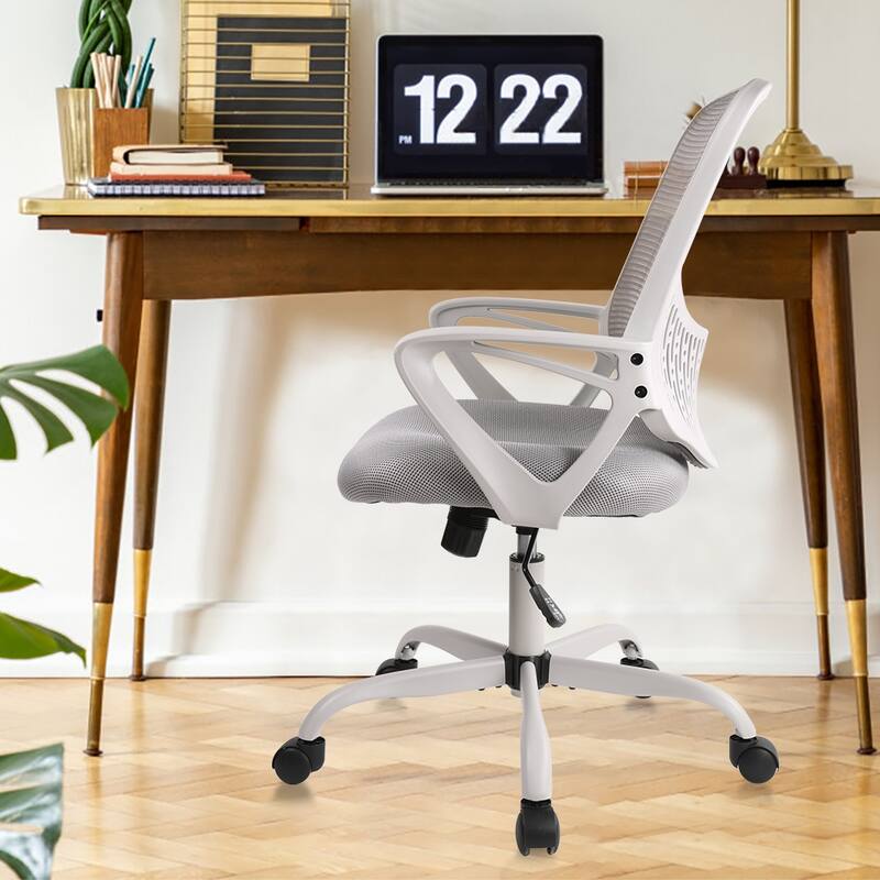 YESWELDER Ergonomic Office Chair HOME Office Chair, Mid-back Lumbar Support Swivel Computer Mesh Chair