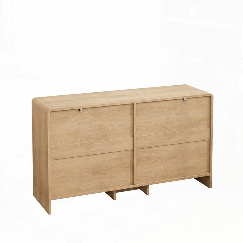 6-Drawers Rattan Storage Cabinet Rattan Drawer