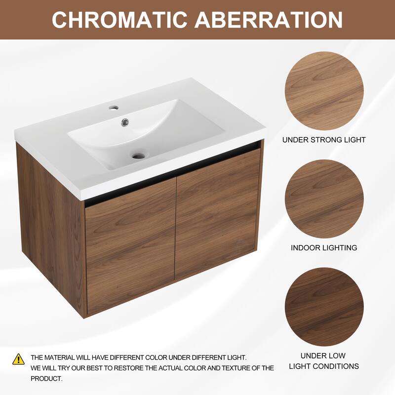BNK 16"/20"/24"/30"/36" Single Sink Bathroom Vanity with Soft Close Door and Shelf