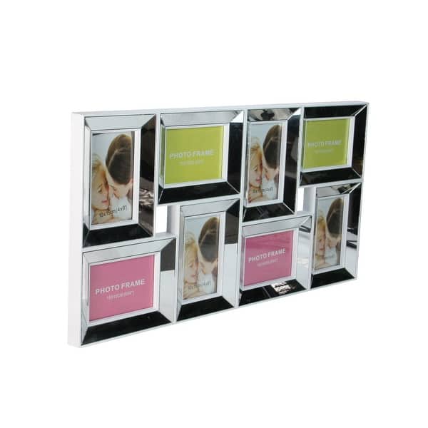 Shop 28 White Mirrored Collage Picture Frame Wall Decor Other