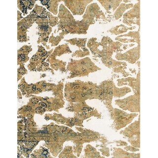 Ahgly Company Machine Washable Abstract Desert Sand Beige Area Rugs ...