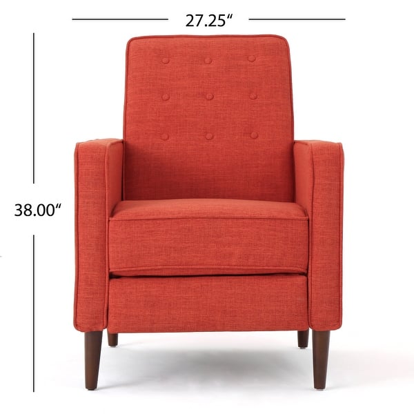 dimension image slide 2 of 8, Mervynn Mid-century Tufted Recliners (Set of 2) by Christopher Knight Home