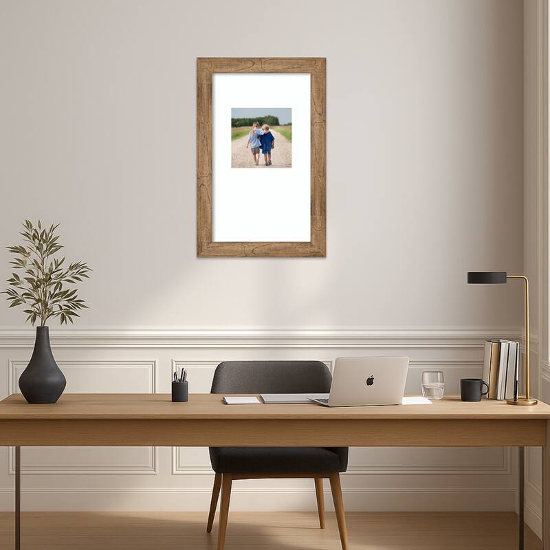 Owl Brown Narrow Framed Picture Frame, Photo Frame
