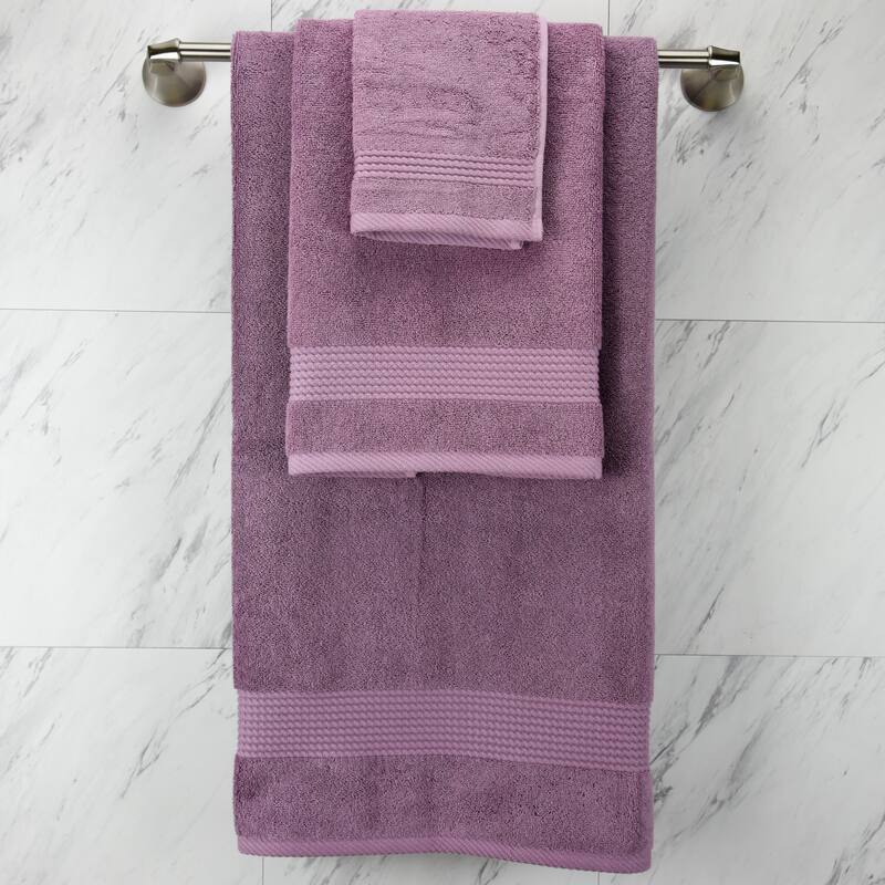 East'N Blue Lara Turkish Cotton Bath Towel Set (Set of 3) - (1 Bath Towel, 1 Hand Towel, 1 Washcloth)