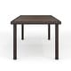 preview thumbnail 9 of 21, 71" Outdoor Rattan Wicker Patio Table with Engineered Wood Top - 39"W x 71"D x 30"H