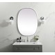 preview thumbnail 10 of 8, Elegant Lighting MR2B2736 Brynn 27" W x 36" H Modern Oval Bathroom