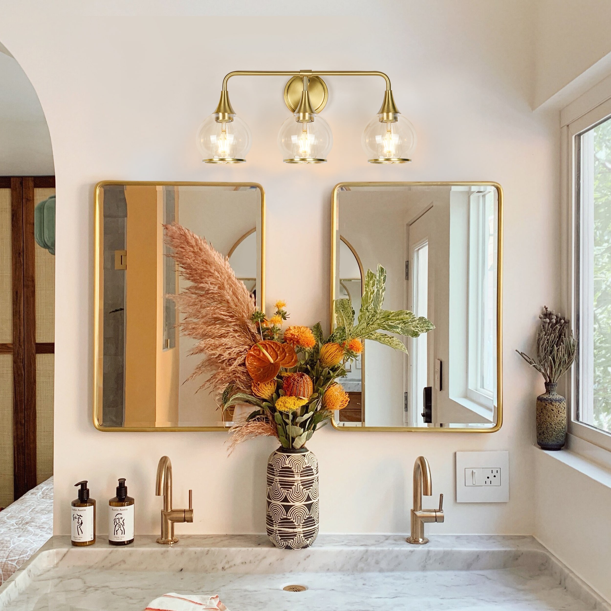 Bathroom light cheap fixture shades
