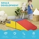 preview thumbnail 3 of 8, Soozier 2 Piece Climb and Crawl Activity Play Set Soft Secure Foam Playset for Toddler - Mlticolor
