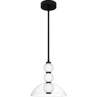 Elway Integrated LED Matte Black Pendant