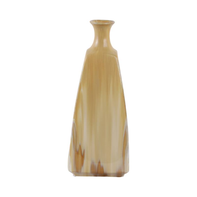Stoneware Vase Sleek Decorative Contemporary Casual Home Style