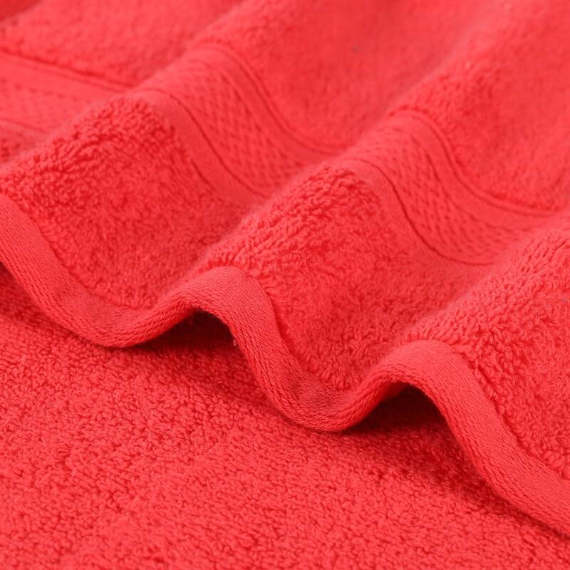 Superior Chevron Zero Twist Cotton Face Towel Washcloth Set of 12