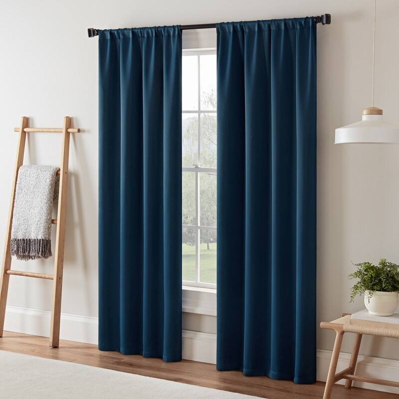 Eclipse Darrell Thermaweave Blackout Window Curtain Panel.