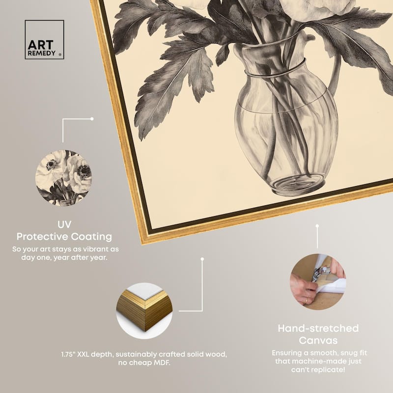 Herbarium's Hush III Canvas by Art Remedy