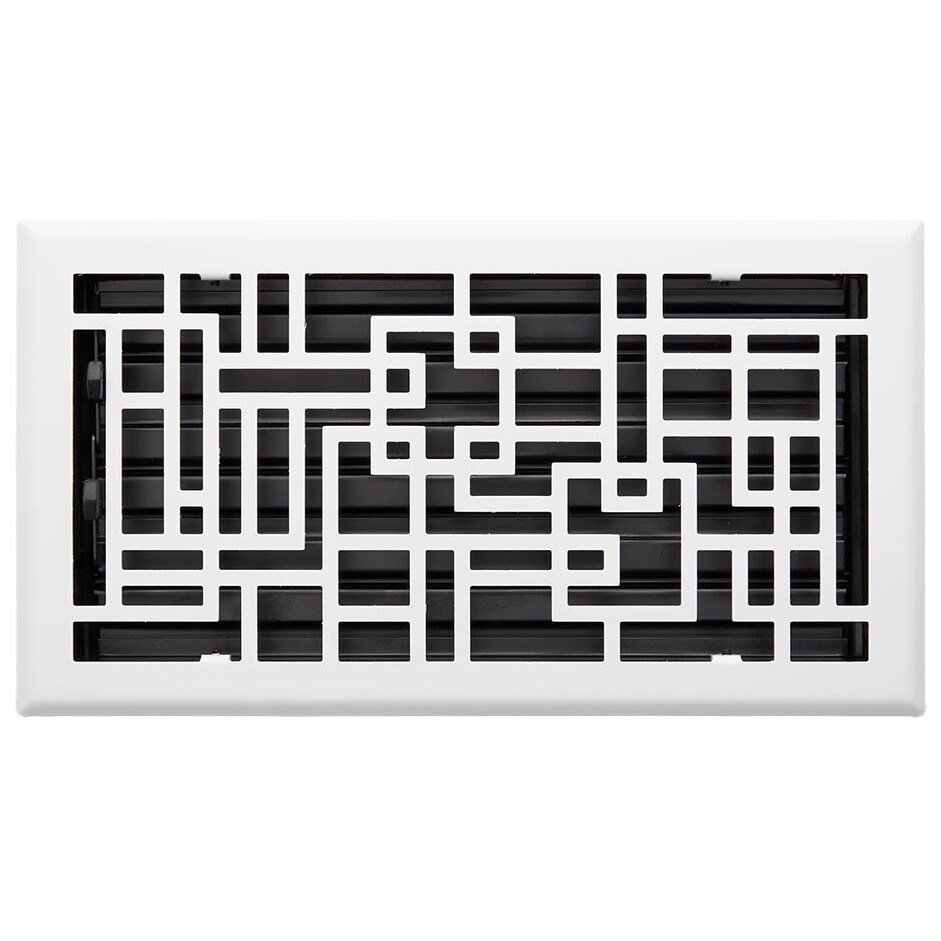 Shop Signature Hardware 941729 6 14 Baer Steel Floor Register 6 X 14 Overstock 27162962 White