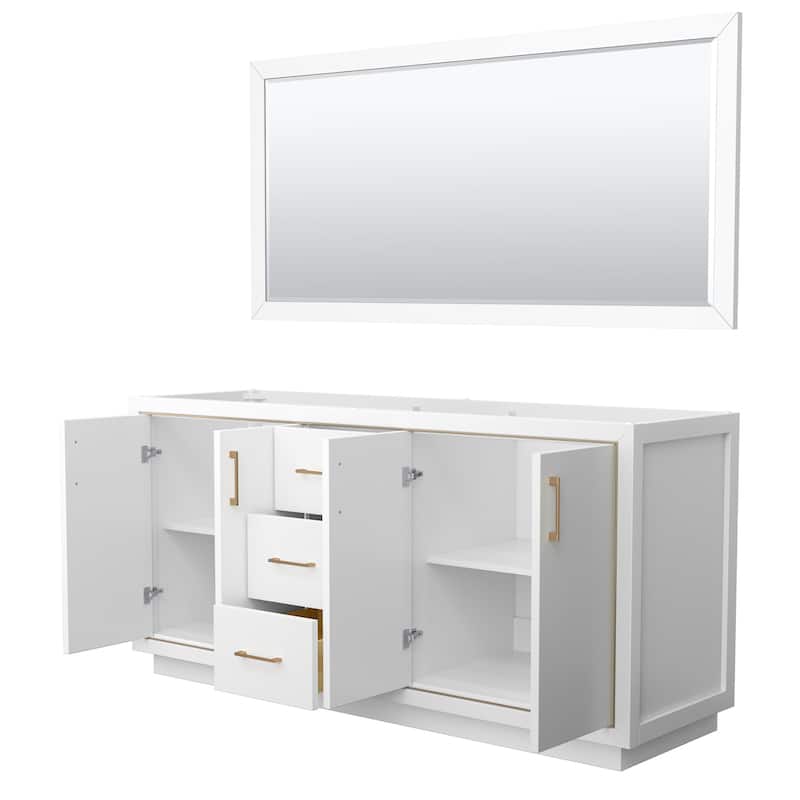 Wyndham Collection WCF1111-72D-CX-M70 Icon 71" Double Free Standing