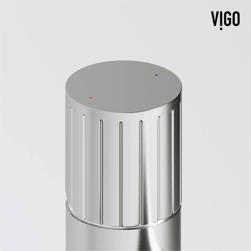 Vigo VGT2063 Anvil 16" Circular Stone Composite Vessel Bathroom Sink