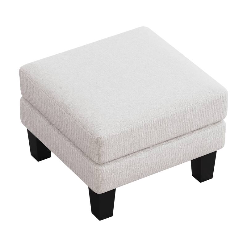 Fabric Ottoman for Living Room Bedroom