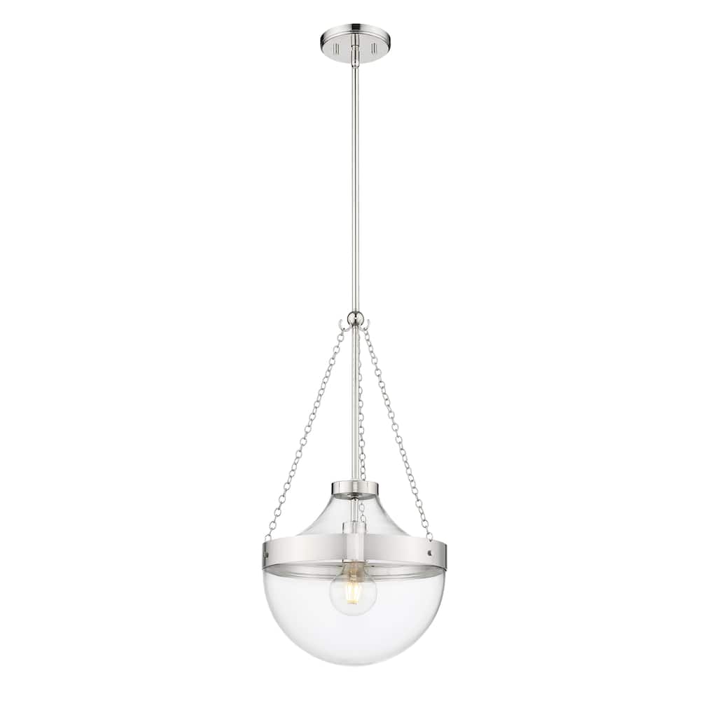 Clarra Pendant Light - Polished Nickel
