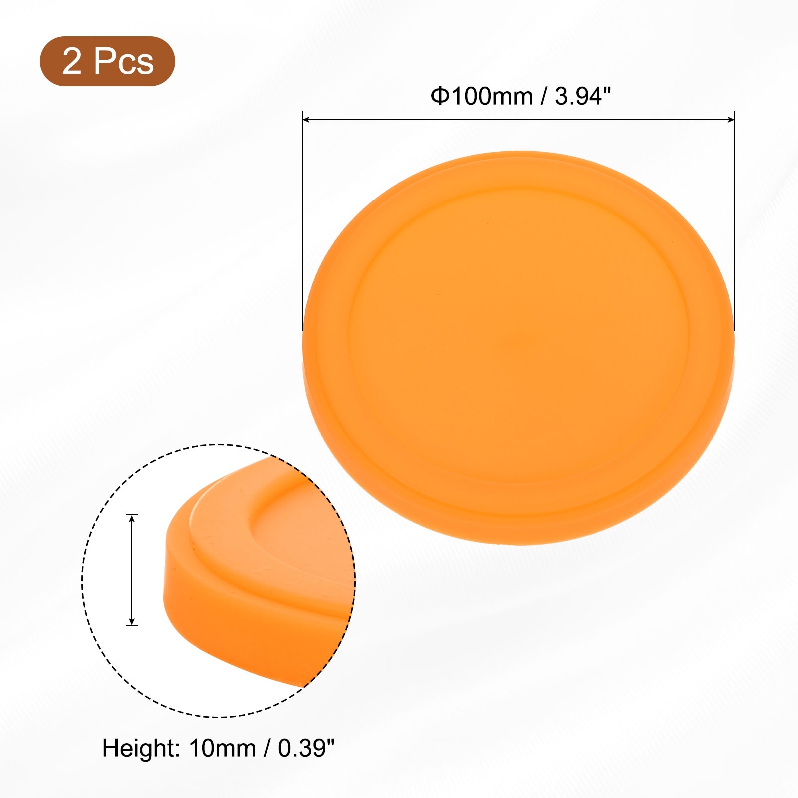 Silicone Cup Lids, Mug Cover Reusable Silicone Cup Covers Anti-Dust Airtight Seal Mug Lid Stretch Lids - 3.9 Inch