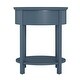 preview thumbnail 36 of 55, Fillmore 1-Drawer Oval Wood Shelf Accent End Table by iNSPIRE Q Modern