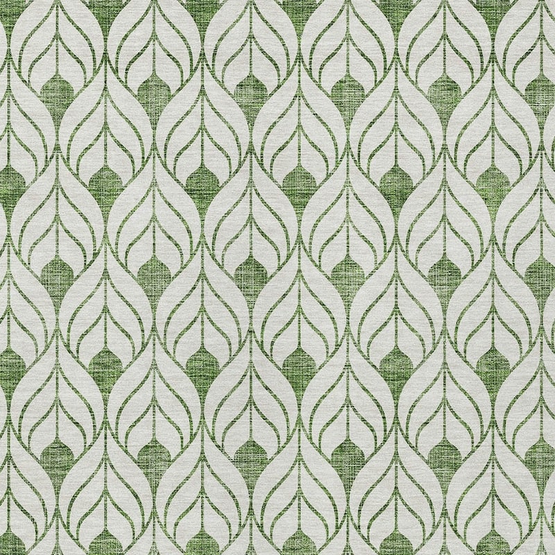 HomeRoots Geometric Transitional Rectangle Outdoor Rug