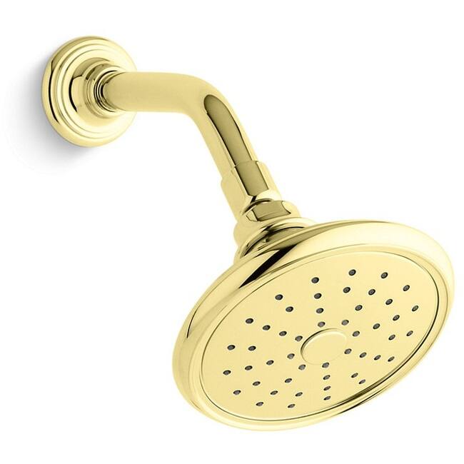 Kallista Bellis 1.75 GPM Single Function Shower Head - Unlacquered Brass